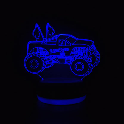 Black Pearl Monster Truck LED Lamp Night Light