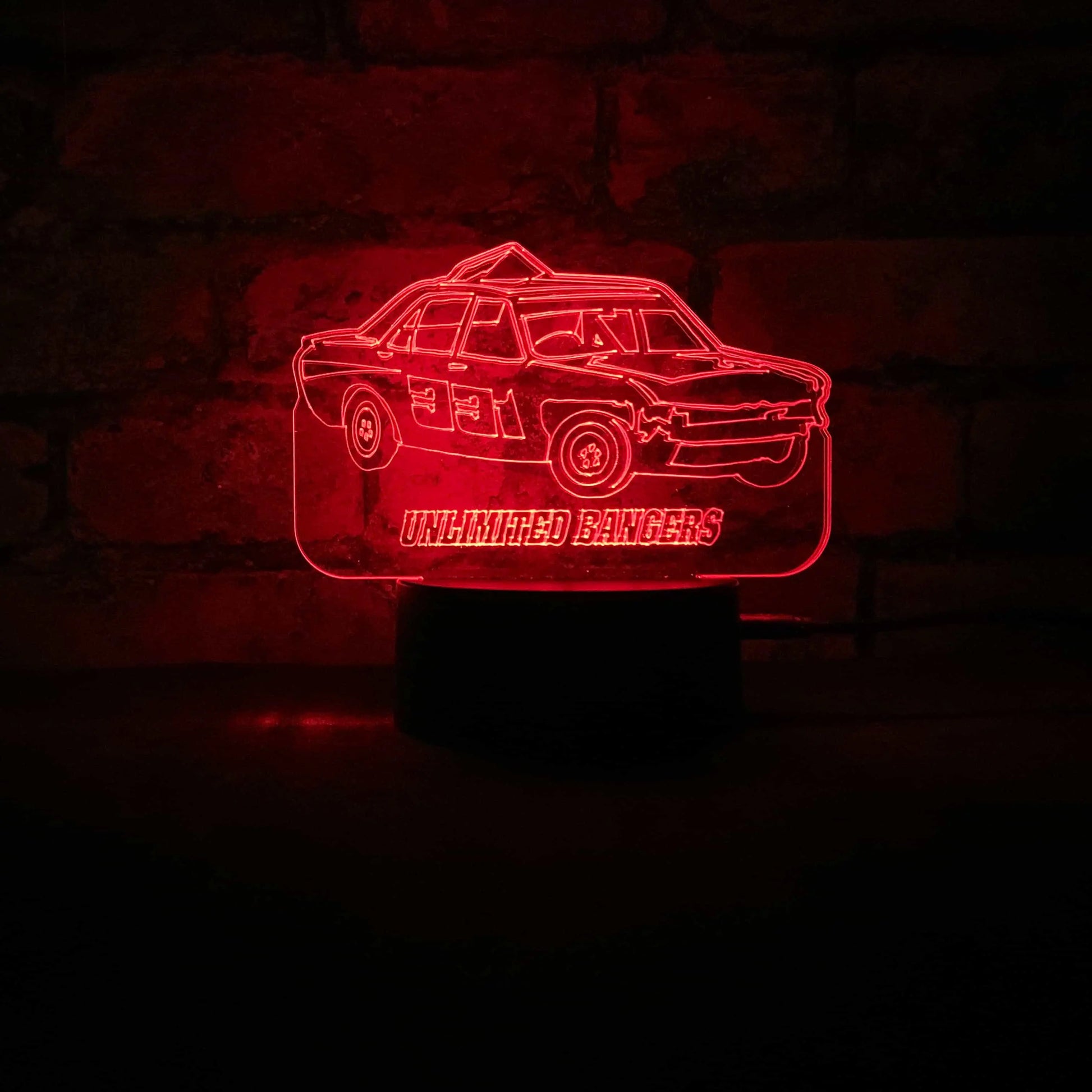 Boxer Jack #331 Banger LED Night Light  Night Light Stock Car & Banger Toy Tracks