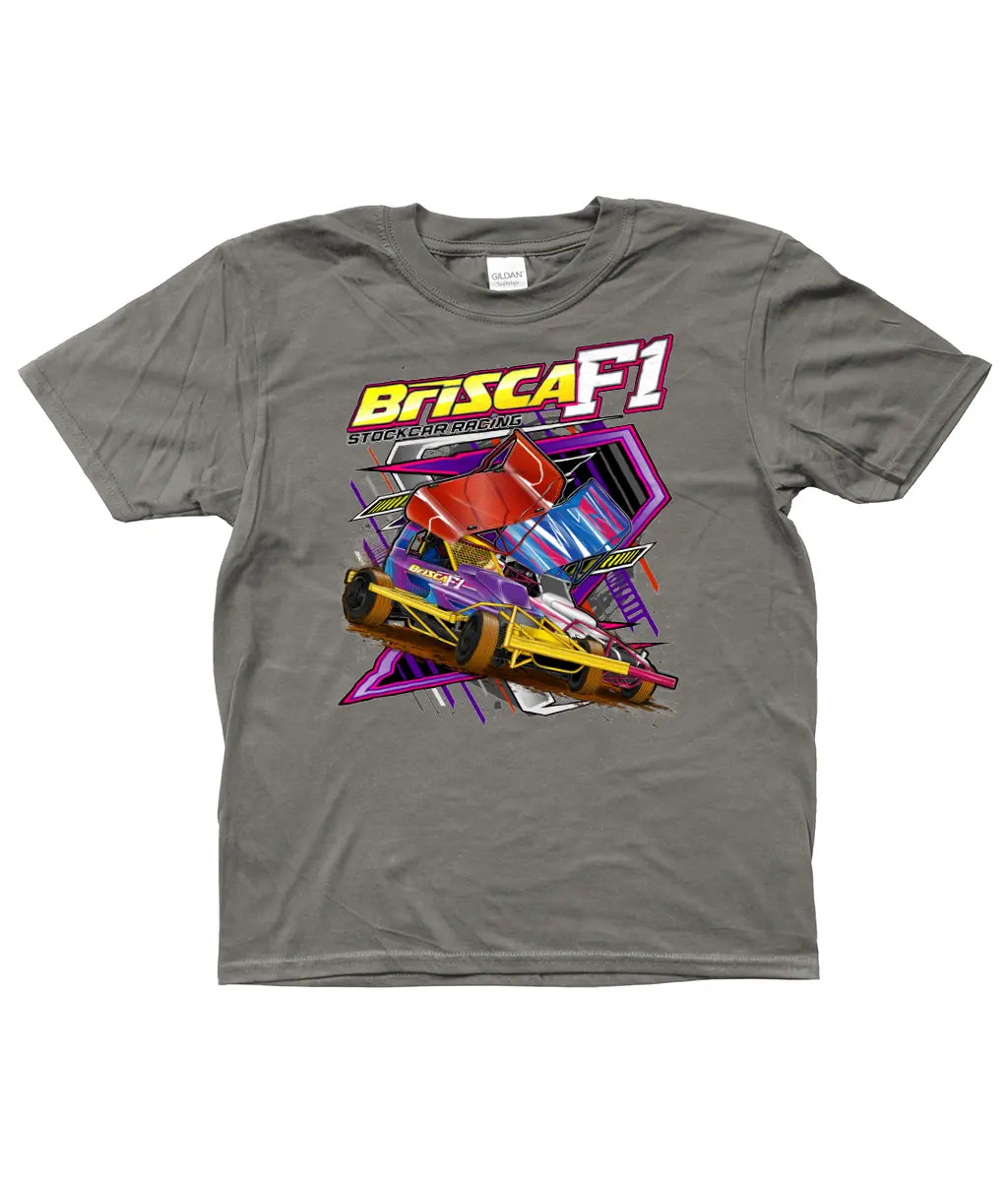 Brisca F1 T-Shirts - Children's Sizes  Tee Shirt Stock Car & Banger Toy Tracks