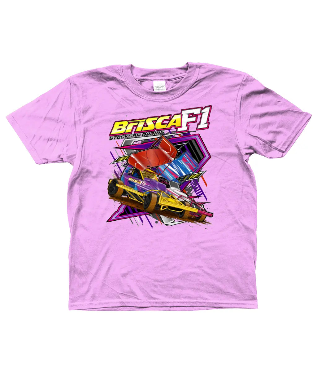 Brisca F1 T-Shirts - Children's Sizes  Tee Shirt Stock Car & Banger Toy Tracks