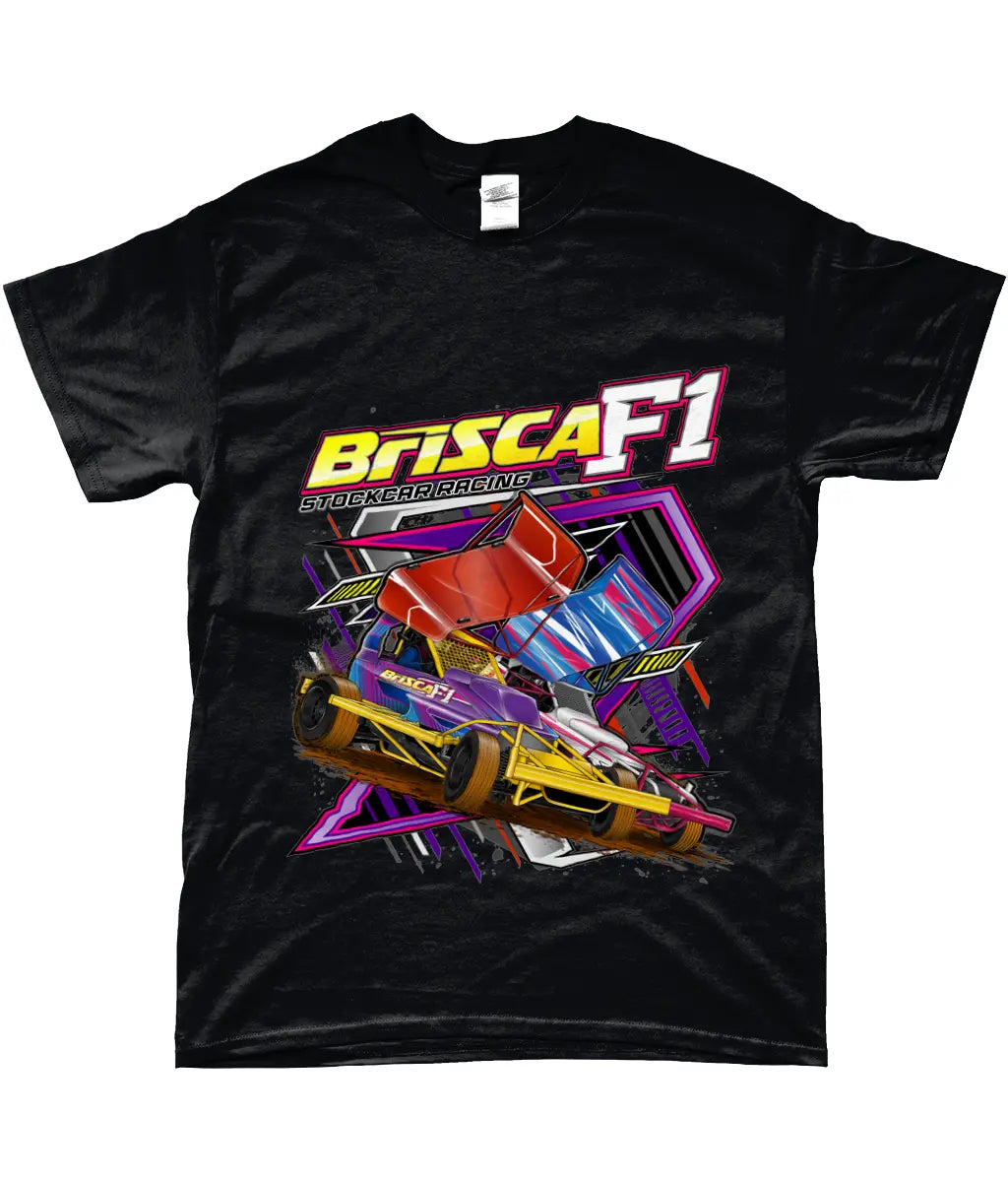 Brisca F1 T-Shirts  Tee Shirt Stock Car & Banger Toy Tracks