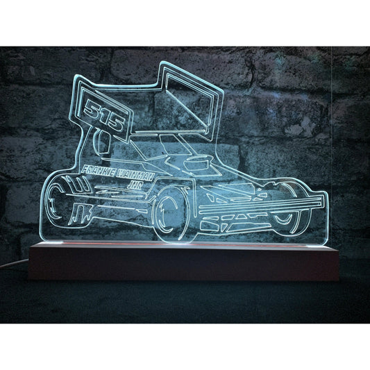 BRISCA F1 NIGHT LIGHT - LARGE WOODEN BASE - Night Light - Stock Car & Banger Toy Tracks