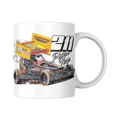 Brisca F1 #211 White Mug  Mugs Stock Car & Banger Toy Tracks