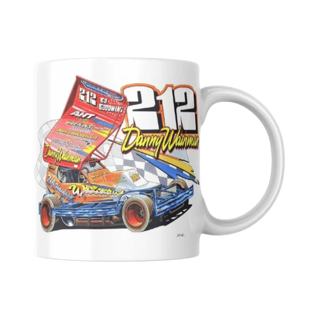 Brisca F1 #212 White Mug  Mugs Stock Car & Banger Toy Tracks