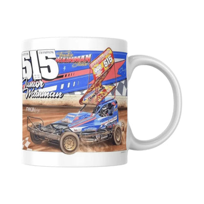 Brisca F1 #515 White Mug  Mugs Stock Car & Banger Toy Tracks