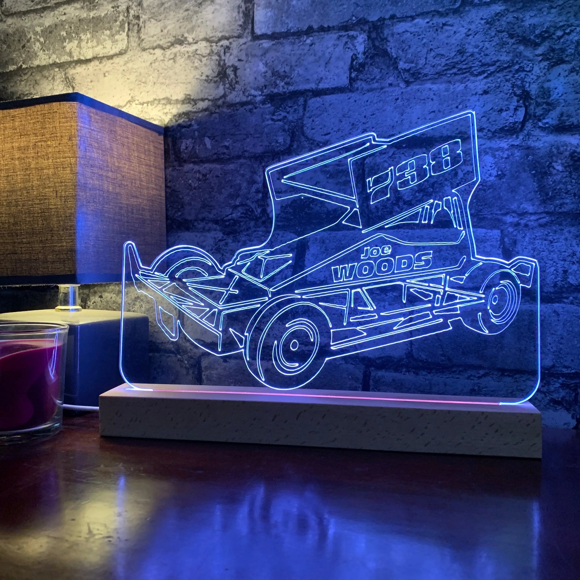 Brisca Formula 2 F2 LED Night Light  Night Light Stock Car & Banger Toy Tracks