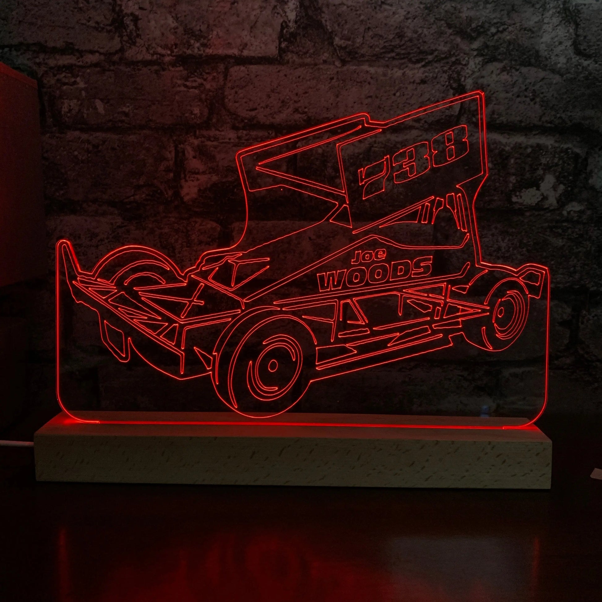 Brisca Formula 2 F2 LED Night Light  Night Light Stock Car & Banger Toy Tracks