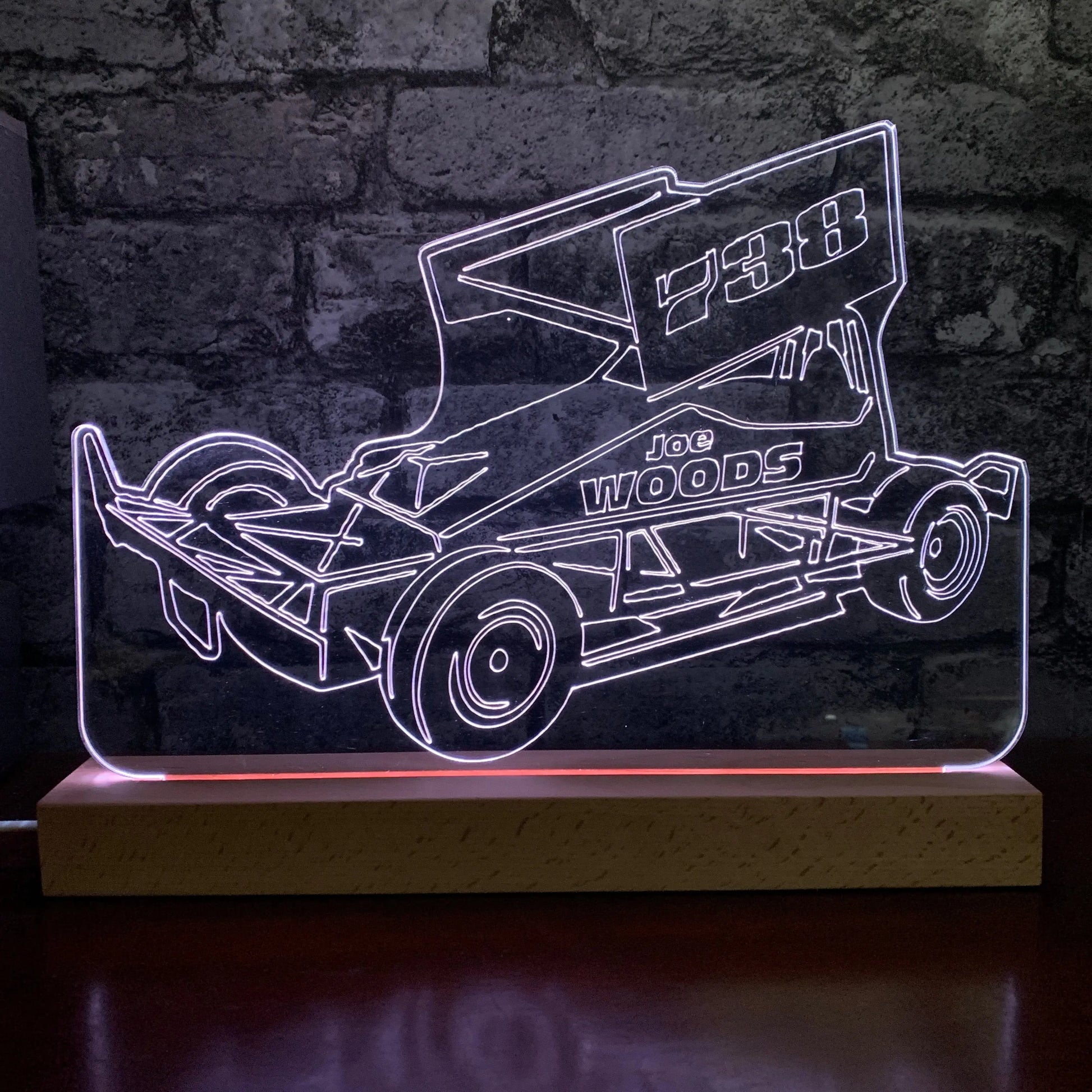 Brisca Formula 2 F2 LED Night Light  Night Light Stock Car & Banger Toy Tracks