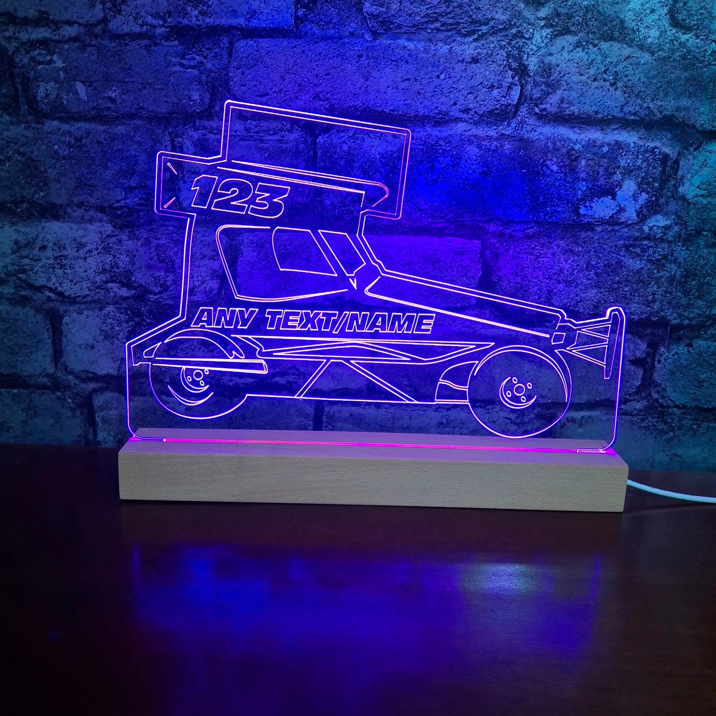 Brisca Micro F2 LED Night Light  Night Light Stock Car & Banger Toy Tracks