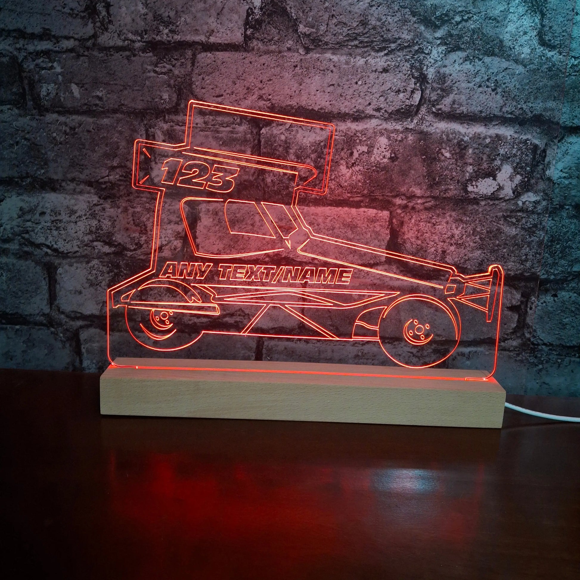 Brisca Micro F2 LED Night Light  Night Light Stock Car & Banger Toy Tracks