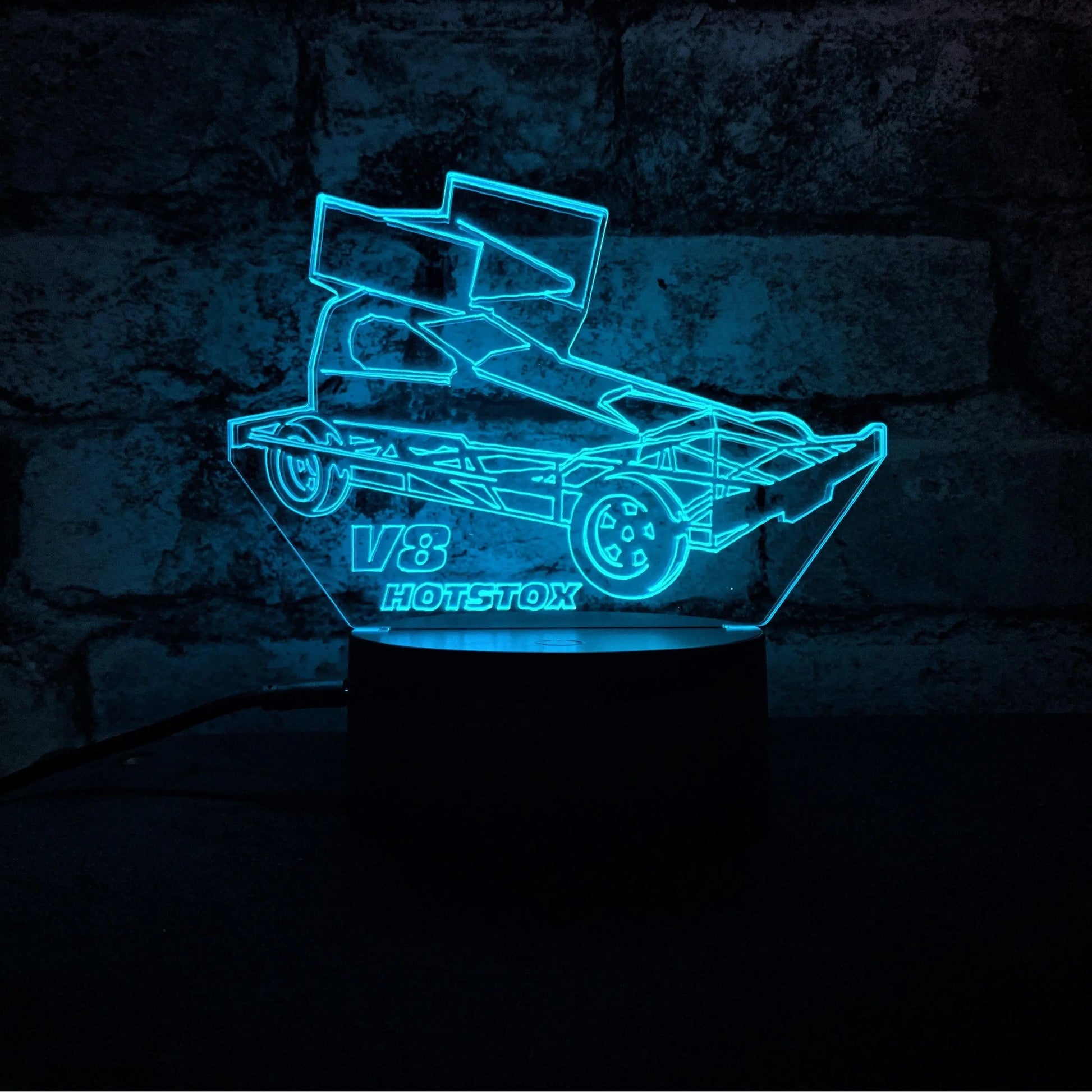 Brisca V8 Hotstox LED Night Light  Night Light Stock Car & Banger Toy Tracks