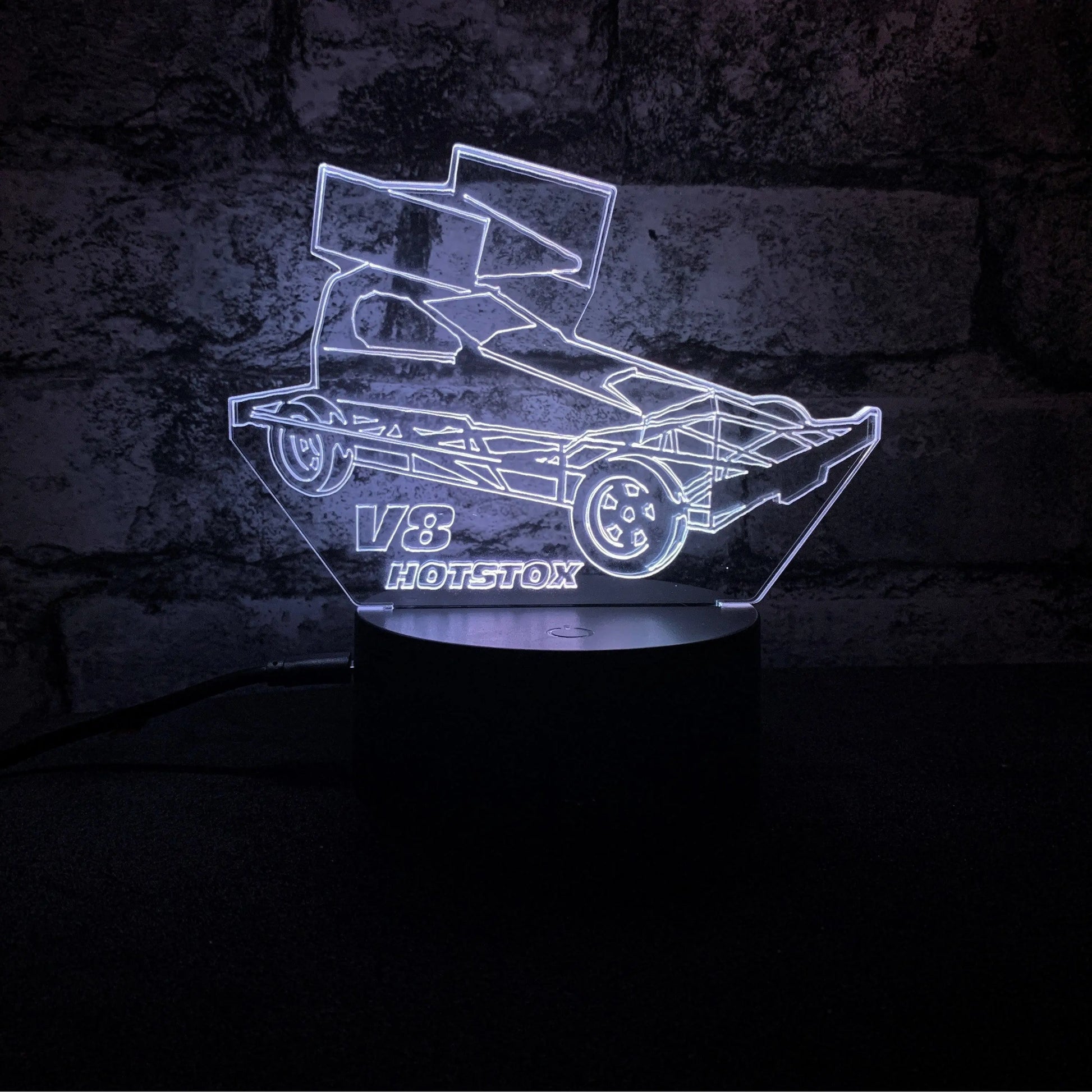 Brisca V8 Hotstox LED Night Light  Night Light Stock Car & Banger Toy Tracks