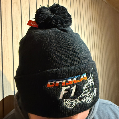Brisca F1 Beanie Hats with Bobble in a Variety of Colours
