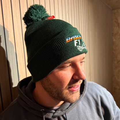 Brisca F1 Beanie Hats with Bobble in a Variety of Colours