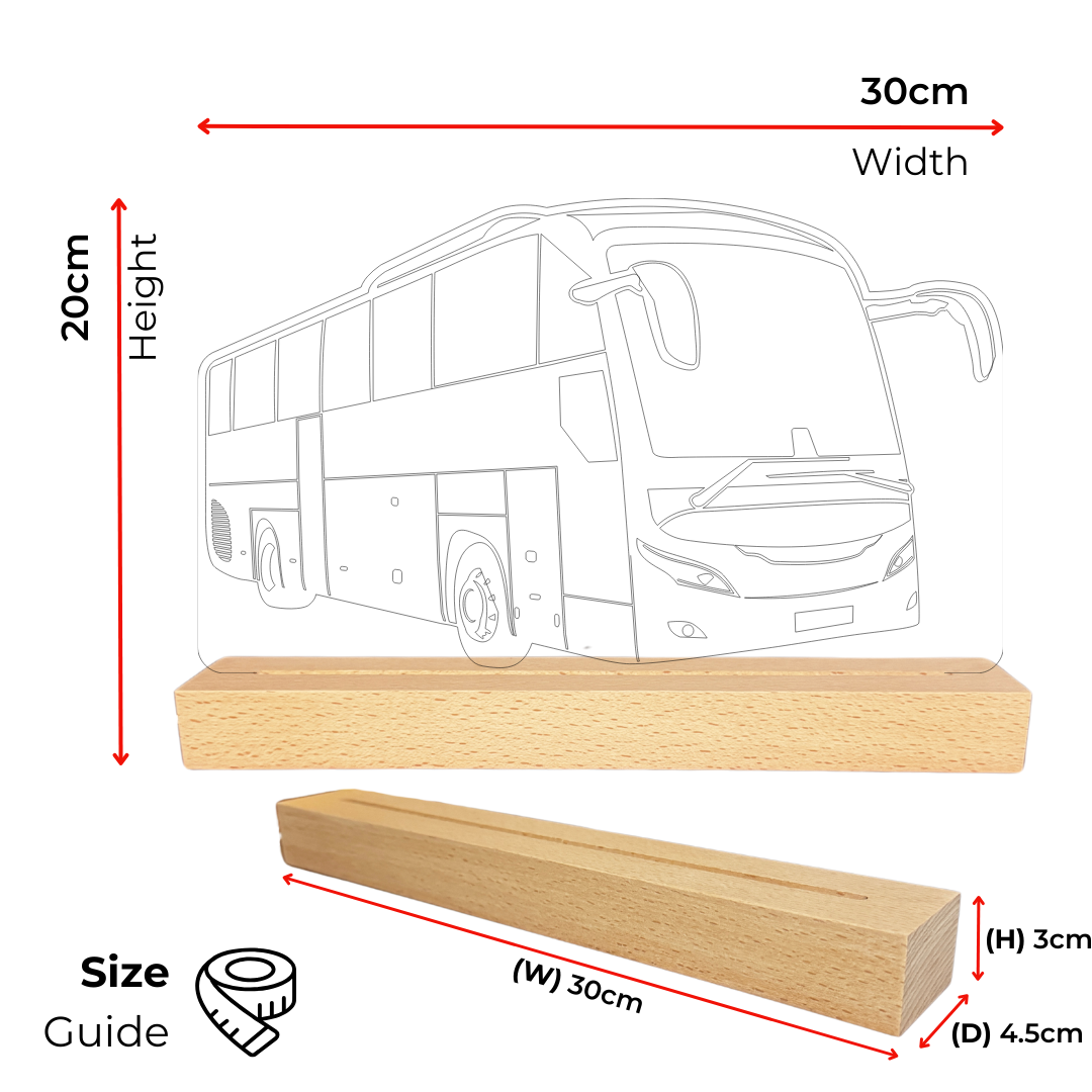 Gepersonaliseerde Volvo vrachtwagen met aanhanger LED-lamp nachtlampje