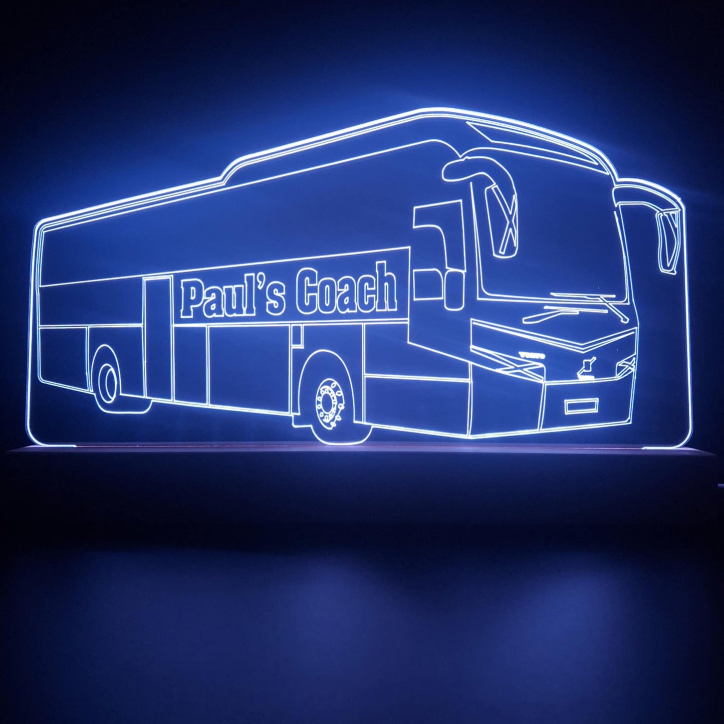 Gepersonaliseerde Volvo vrachtwagen met aanhanger LED-lamp nachtlampje