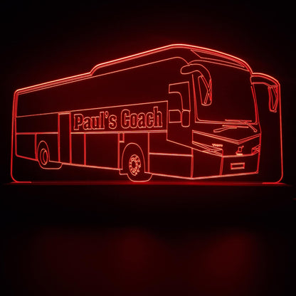 Gepersonaliseerde Volvo vrachtwagen met aanhanger LED-lamp nachtlampje