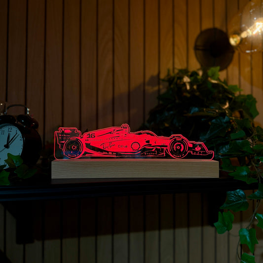 Charles Leclerc Ferrari LED Lamp Night Light
