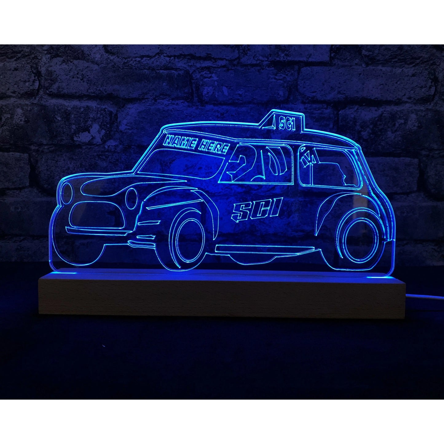 Class 5 Mini Saloon - Autograss Night Light - Night Lights & Ambient Lighting - Stock Car & Banger Toy Tracks