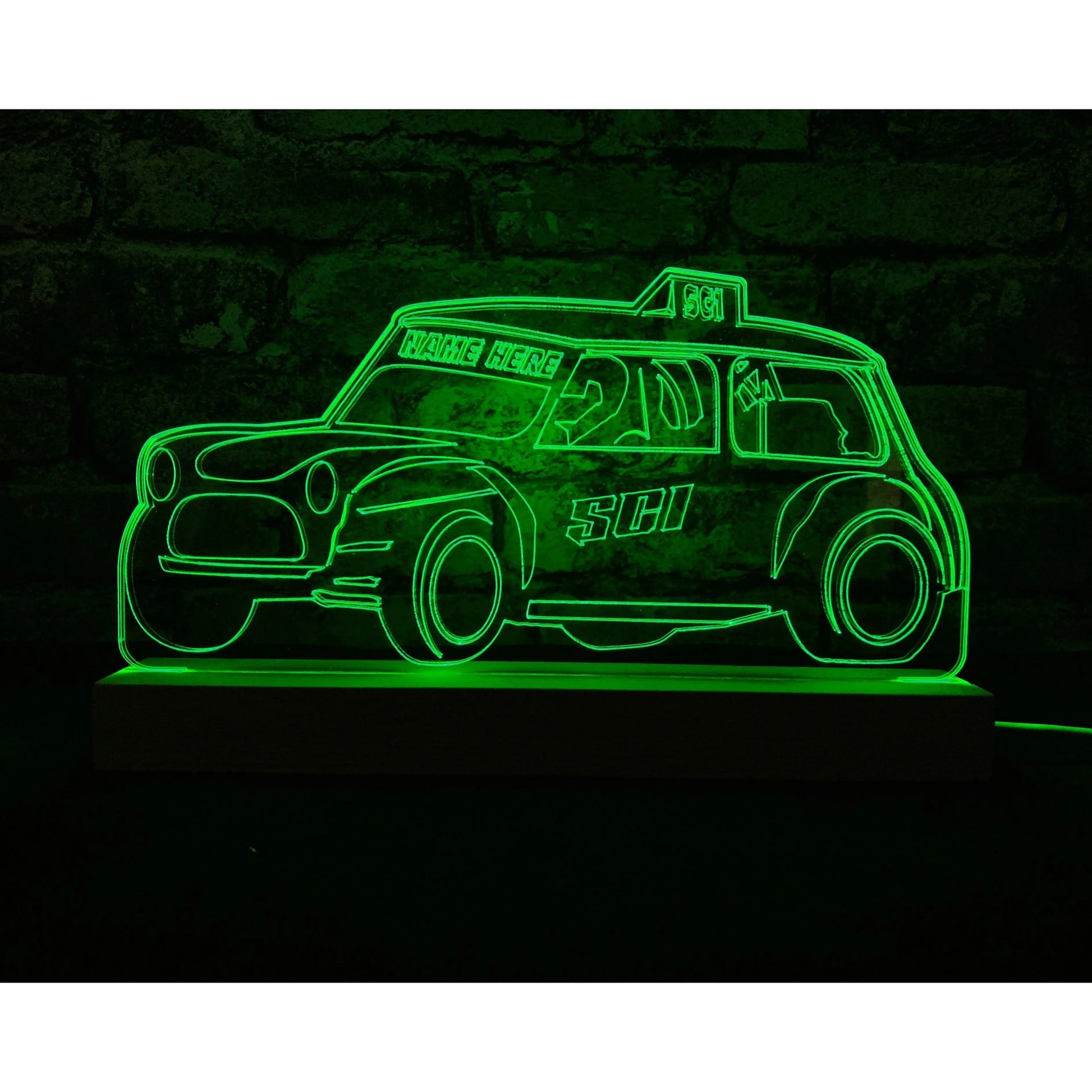 Class 5 Mini Saloon - Autograss Night Light - Night Lights & Ambient Lighting - Stock Car & Banger Toy Tracks