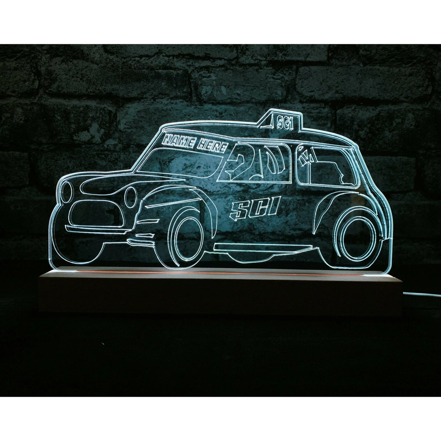 Class 5 Mini Saloon - Autograss Night Light - Night Lights & Ambient Lighting - Stock Car & Banger Toy Tracks