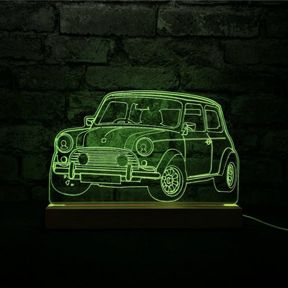 Classic Mini Night Light - Night Lights & Ambient Lighting - Stock Car & Banger Toy Tracks