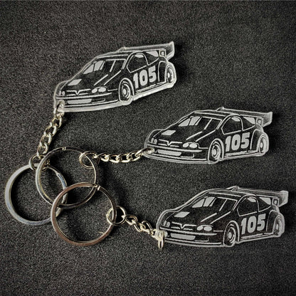 Customised Key Rings for ALL Formulas - Keychains - Stock Car & Banger Toy Tracks