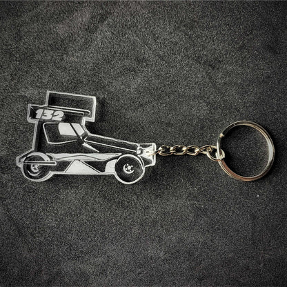 Customised Key Rings for ALL Formulas - Keychains - Stock Car & Banger Toy Tracks