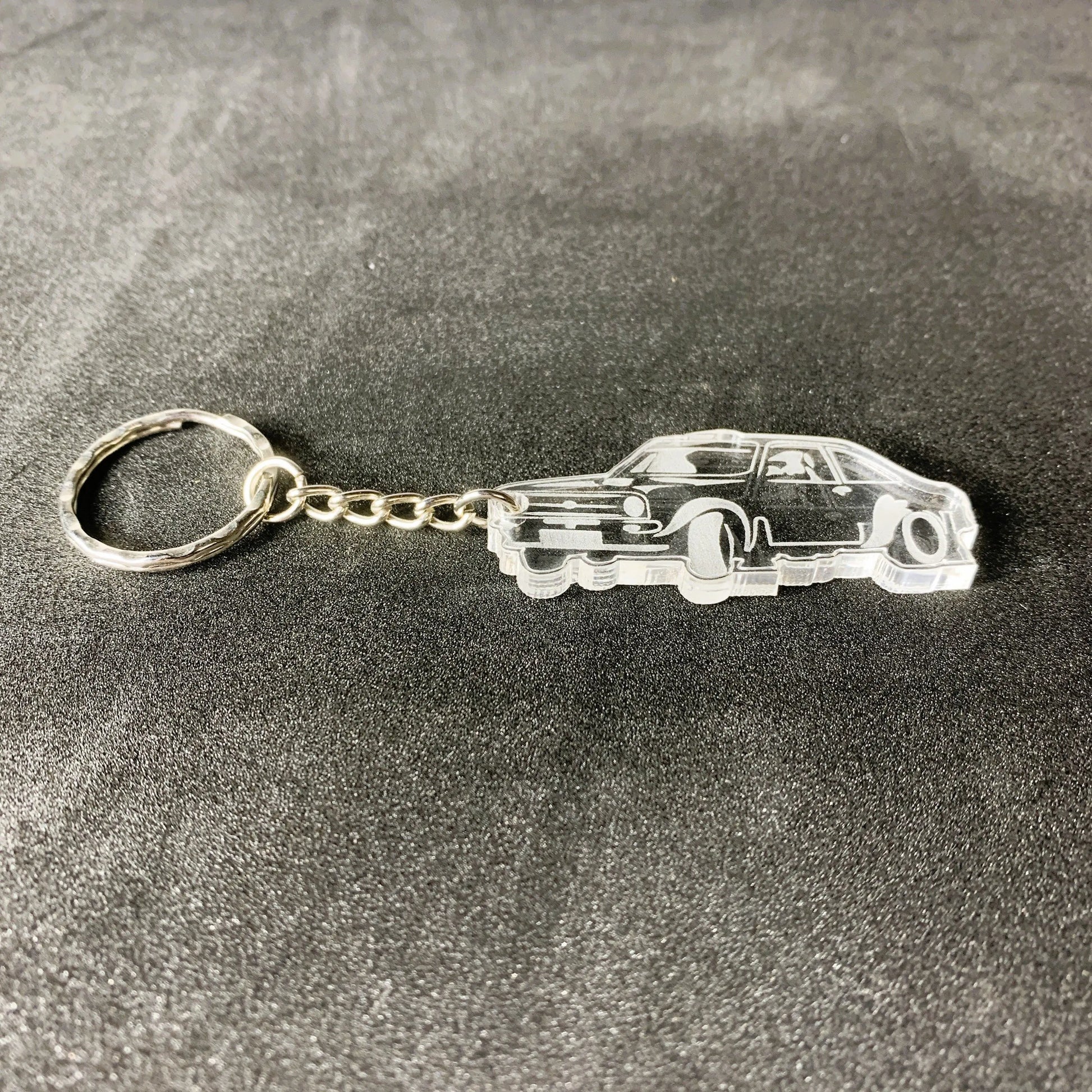 Escort MK1 Keyring  Key Ring Stock Car & Banger Toy Tracks