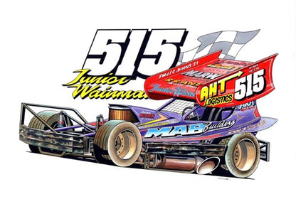 Brisca F1 #515 FWJ Caricature Print