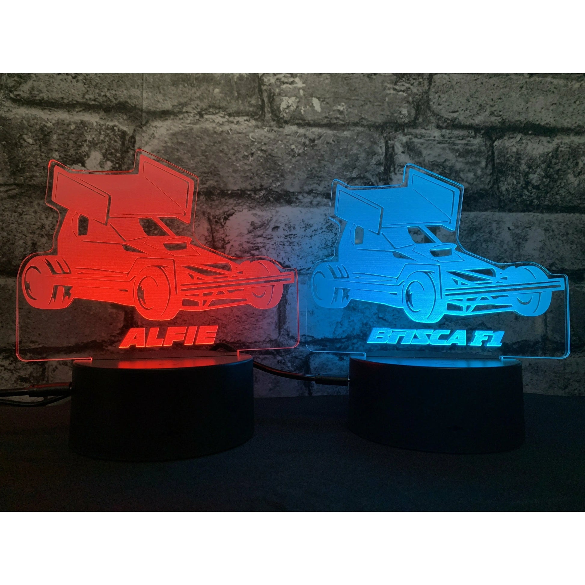 Frosted Brisca F1 Tarmac Wing LED Night Light  Night Light Stock Car & Banger Toy Tracks