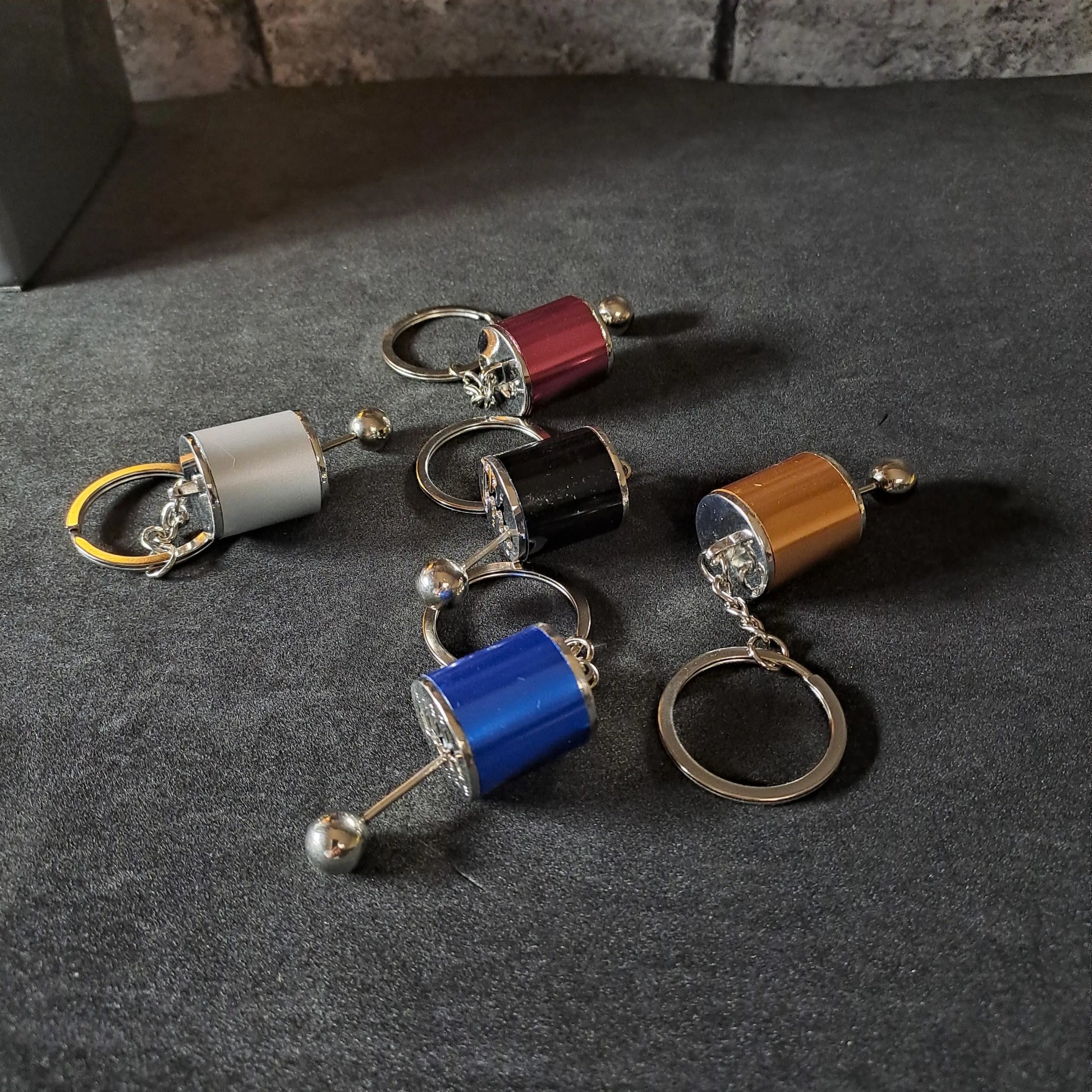 Gear Stick Gear Changer Key Ring 6 Speed Gearbox Keyring Car Part Keyring Key Chain - Key Ring - Stock Car & Banger Toy Tracks