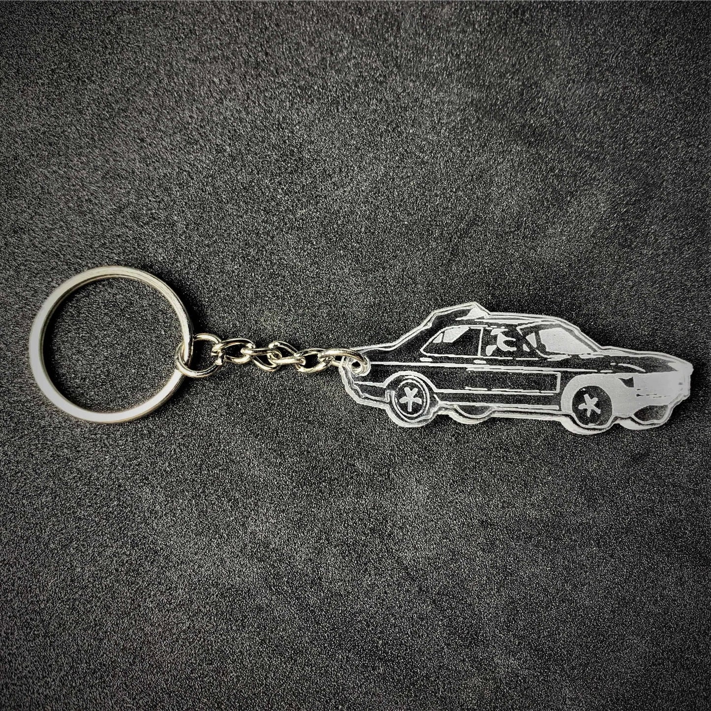 Granada Mk1 Banger Key Ring - Key Ring - Stock Car & Banger Toy Tracks