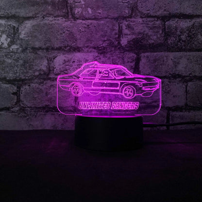 Granada Mk2 Banger LED Night Light  Night Lights & Ambient Lighting Stock Car & Banger Toy Tracks