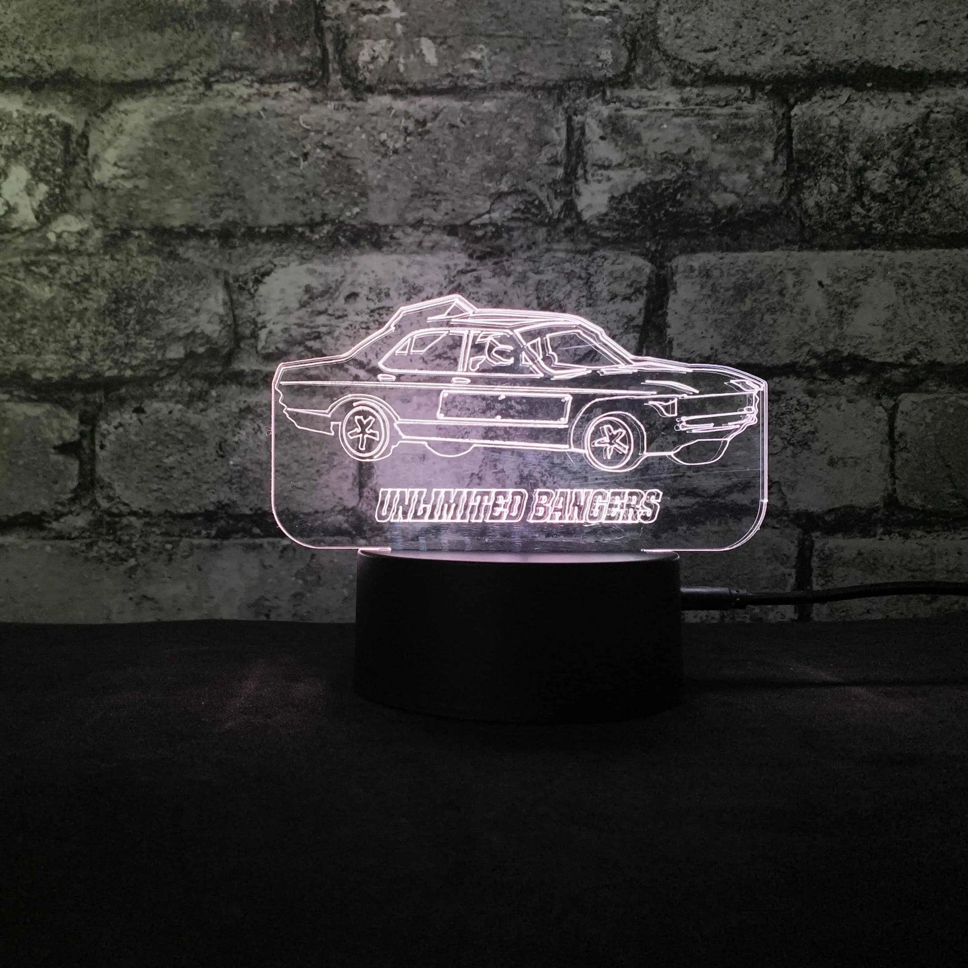 Granada Mk2 Banger LED Night Light  Night Lights & Ambient Lighting Stock Car & Banger Toy Tracks