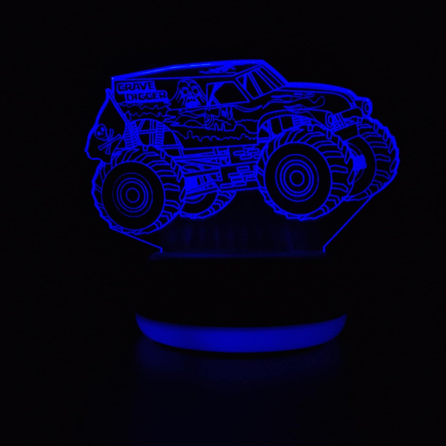 Grave Digger Monster Jam Truck LED Lamp Night Light