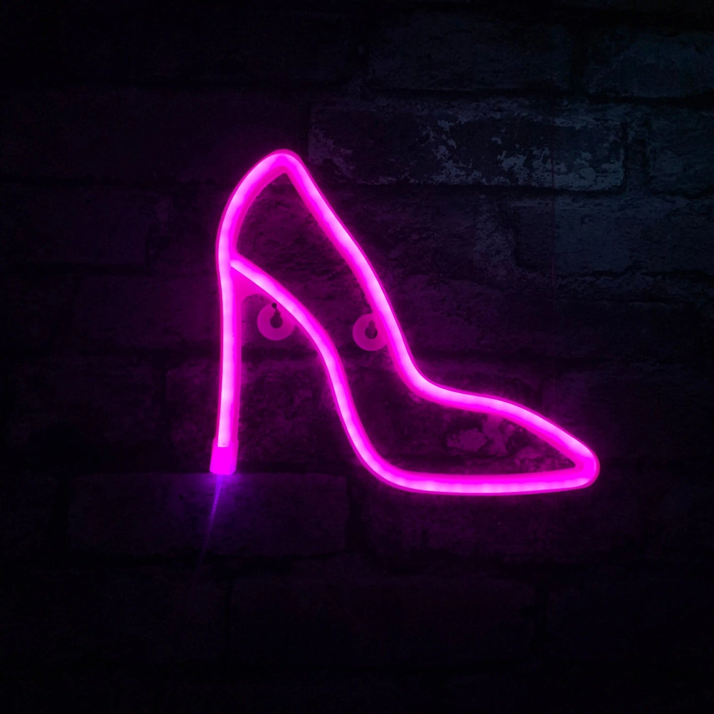 High Heel Shoe LED NEON Wall Light - Wall Light - Stock Car & Banger Toy Tracks