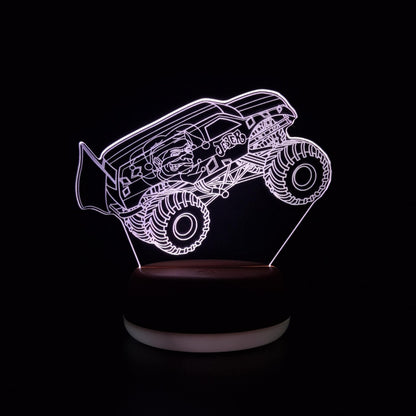 Jester Monster Truck LED Lamp Night Light