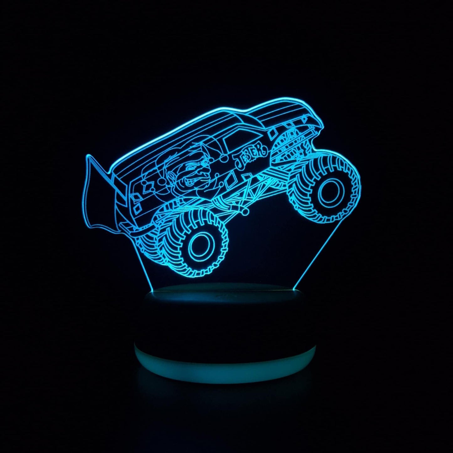 Jester Monster Truck LED Lamp Night Light