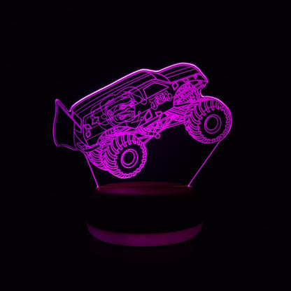 Jester Monster Truck LED Lamp Night Light