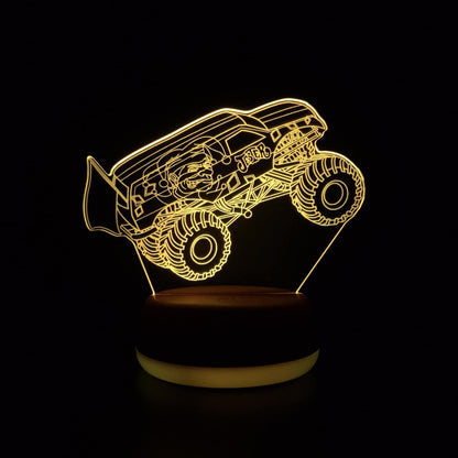 Jester Monster Truck LED Lamp Night Light