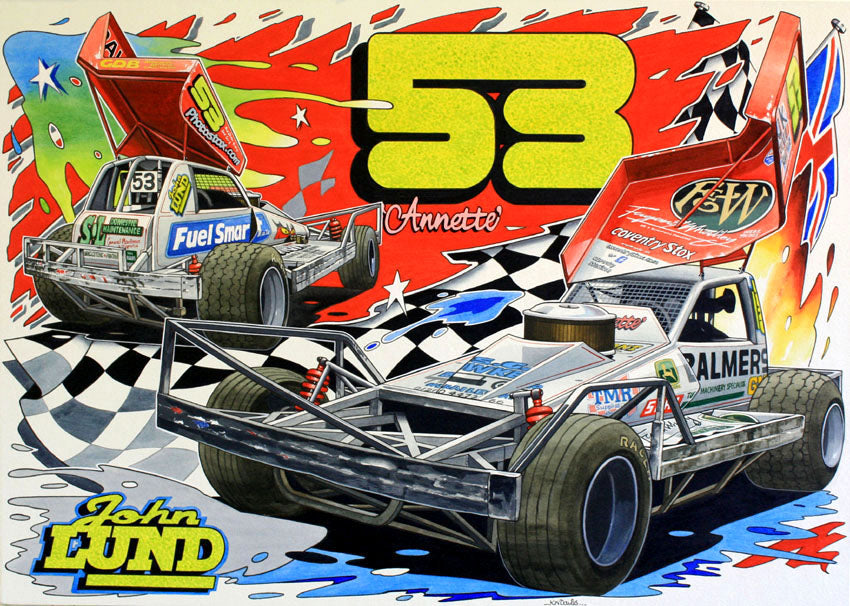 Brisca F1 #53 John Lund Print