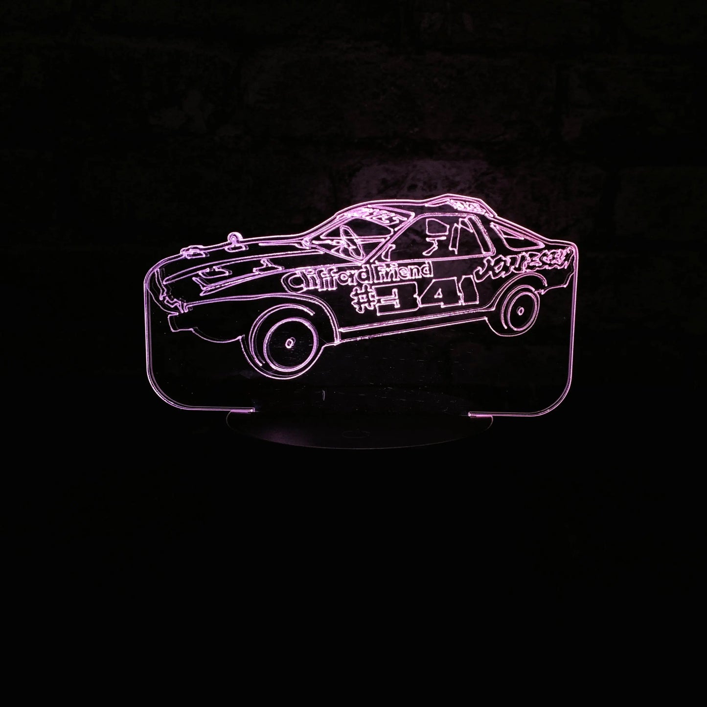 Jonesey #341 Banger LED Night Light  Night Light Stock Car & Banger Toy Tracks