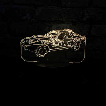 Jonesey #341 Banger LED Night Light  Night Light Stock Car & Banger Toy Tracks