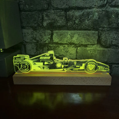 Kimi Raikkonen Formula 1 LED Light - Night Light - Stock Car & Banger Toy Tracks