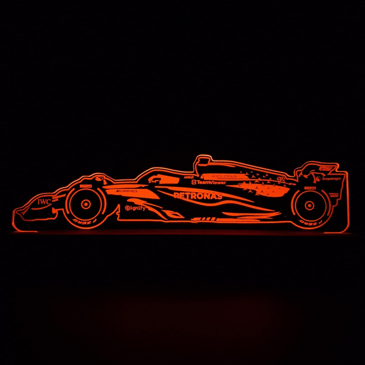 Kimi Antonelli 2025 Mercedes LED Lamp Light