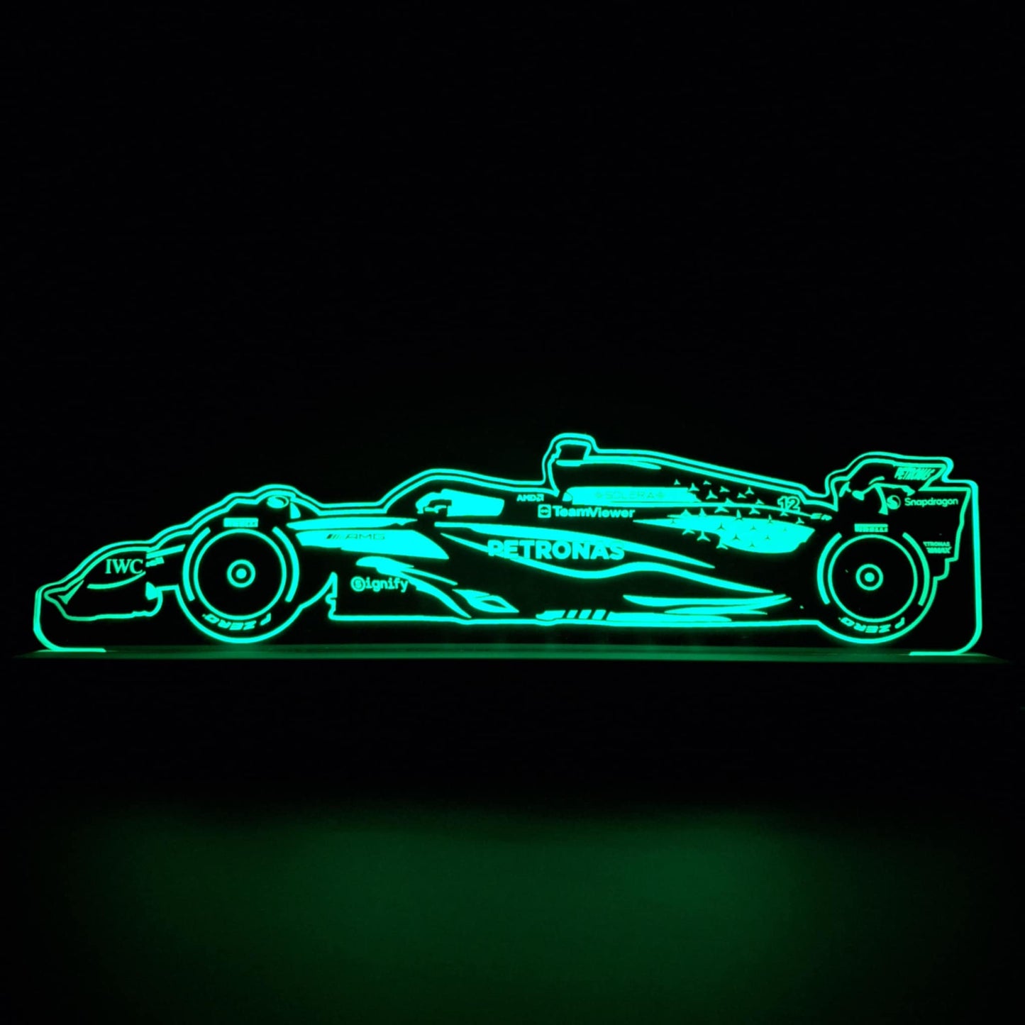 Kimi Antonelli 2025 Mercedes LED Lamp Light