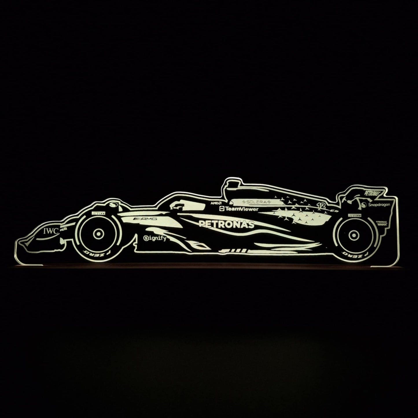 Kimi Antonelli 2025 Mercedes LED Lamp Light