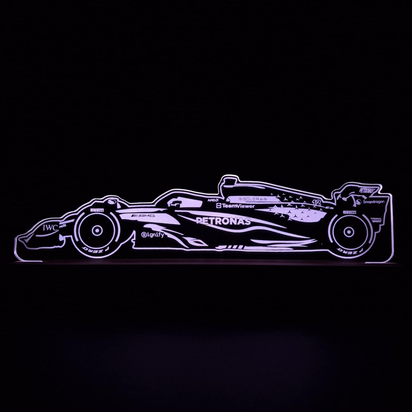 Kimi Antonelli 2025 Mercedes LED Lamp Light