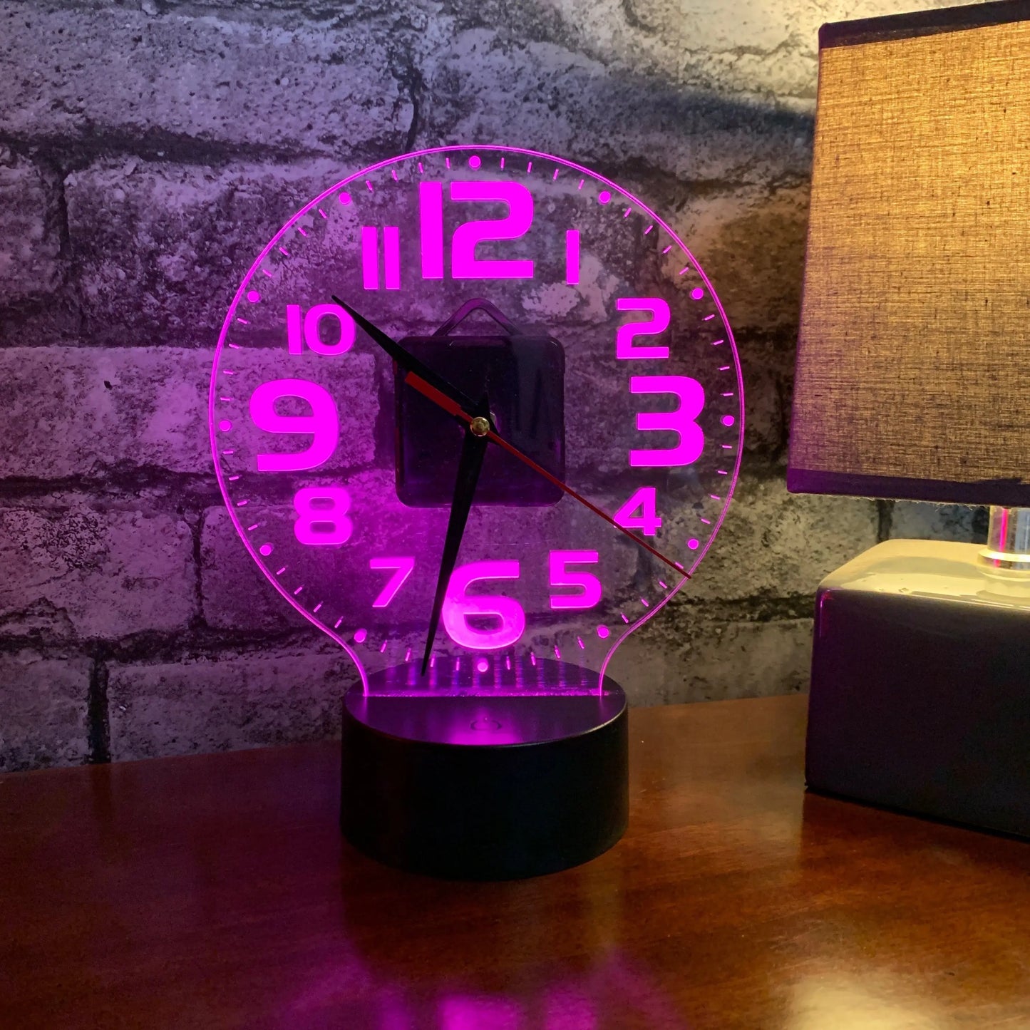 LED Quartz Clock Night Light - Night Light - Stock Car & Banger Toy Tracks